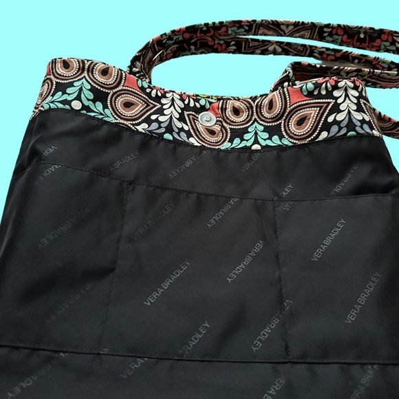 Two-Piece Vera Bradley Set Retired Sierra Villager Tote Bag Crossbody Wallet EUC - Picture 4 of 16